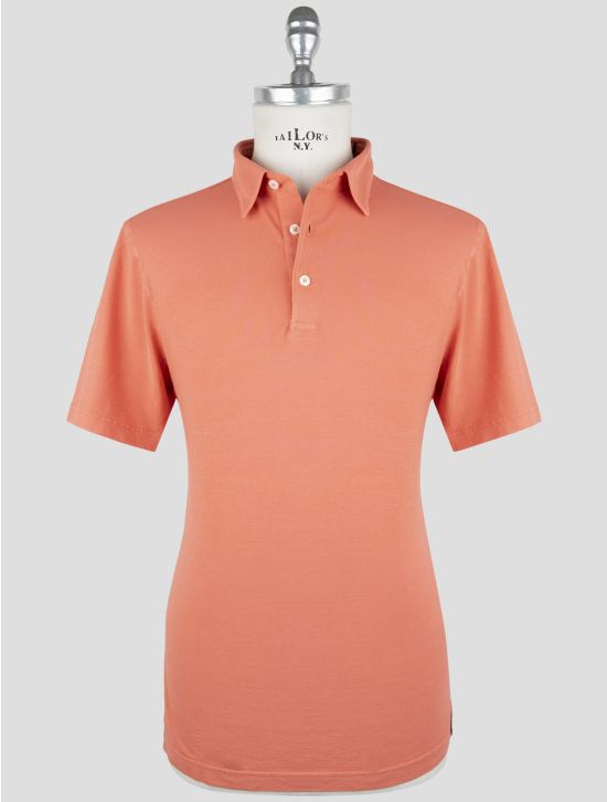 Gran Sasso Light Red Cotton Polo 1