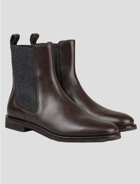 Brunello Cucinelli Leather Boots Shoes CDSY3 1