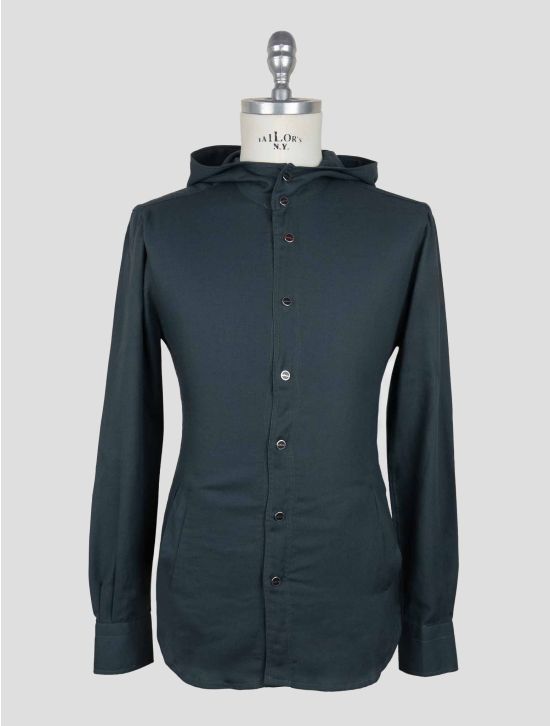 Kiton Gray Cotton Cashmere  Shirt Mariano 1