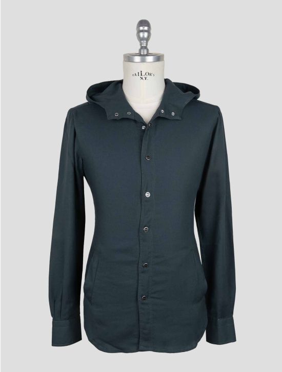 Kiton Gray Cotton Cashmere  Shirt Mariano 2