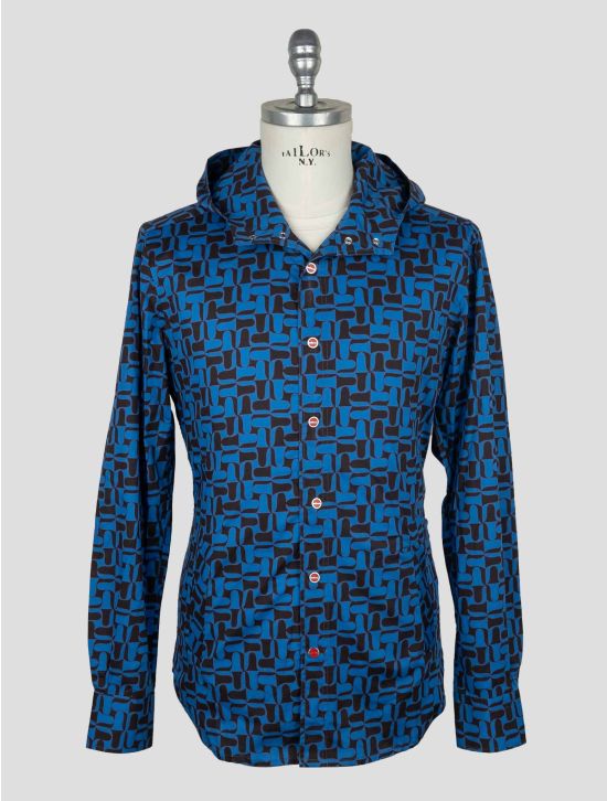 Kiton Blue Cotton Ea Shirt Mariano 2