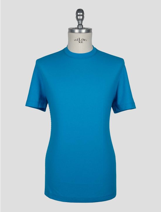 Kired Light Blue Cotton T-Shirt 1