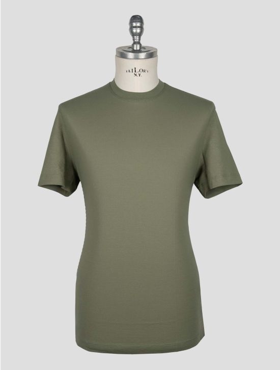 Kired Green Cotton T-Shirt 1