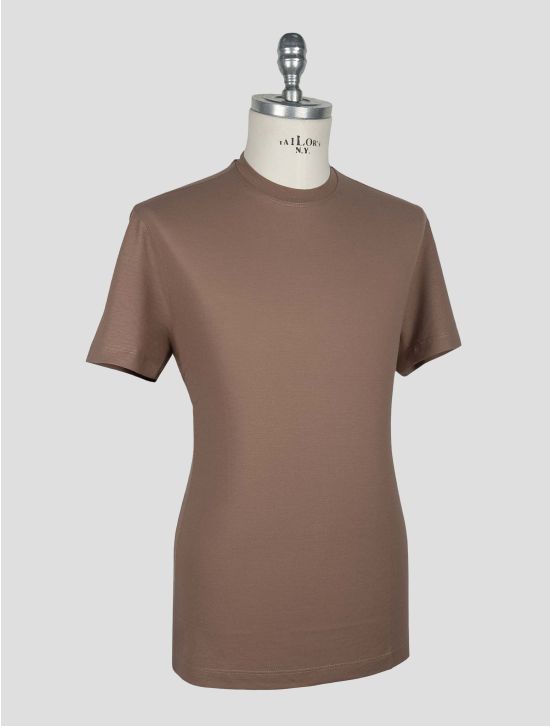 Kired Brown Cotton T-Shirt 2