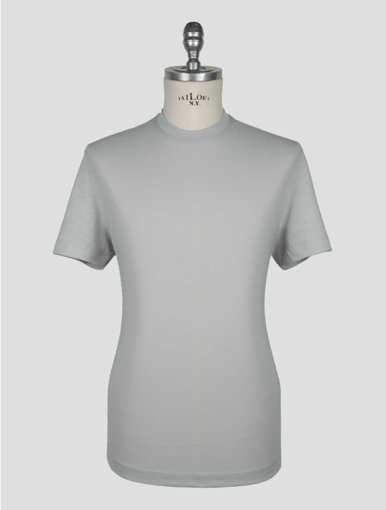 Kired Gray Cotton T-Shirt 1