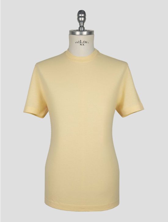 Kired Yellow Cotton T-Shirt 1