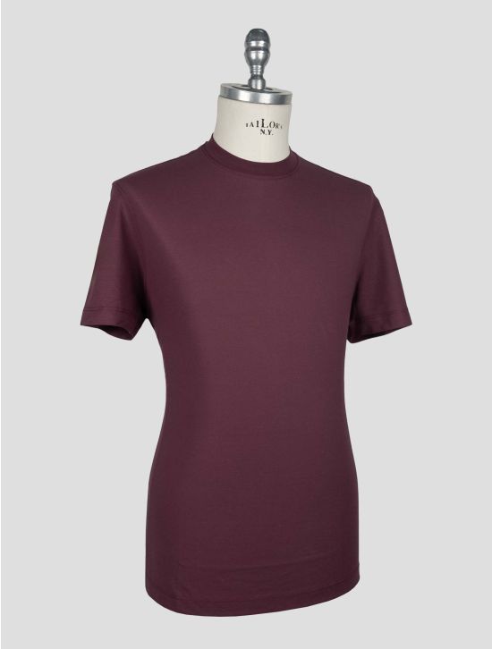 Kired Burgundy Cotton T-Shirt 2