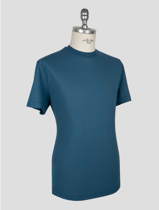 Kired Blue Cotton T-Shirt 2
