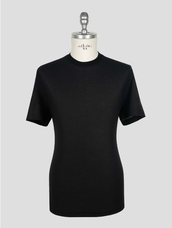 Kired Black Cotton T-Shirt 1