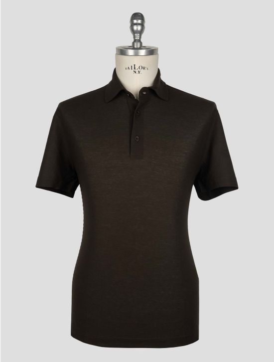 Kired Dark Brown Cotton Polo 1