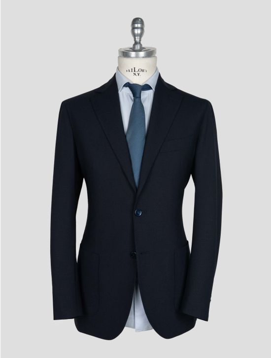 Sartorio Napoli Dark Blue Virgin Wool Ea Suit 1
