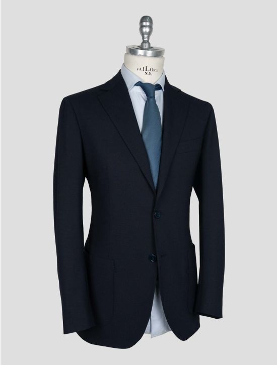 Sartorio Napoli Dark Blue Virgin Wool Ea Suit 2