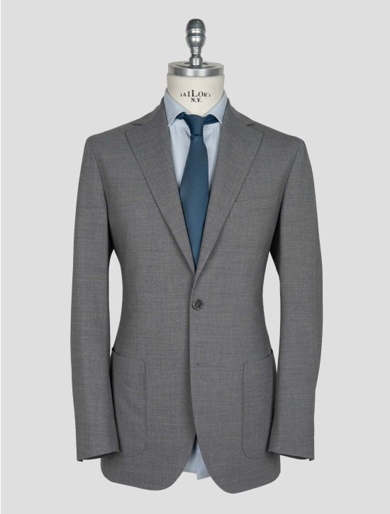 Sartorio Napoli  Gray Virgin Wool Ea Suit 1