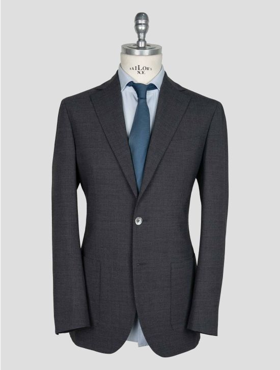 Sartorio Napoli  Dark Gray Virgin Wool Ea Suit 1