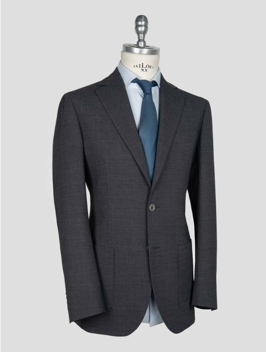 Sartorio Napoli  Dark Gray Virgin Wool Ea Suit 2