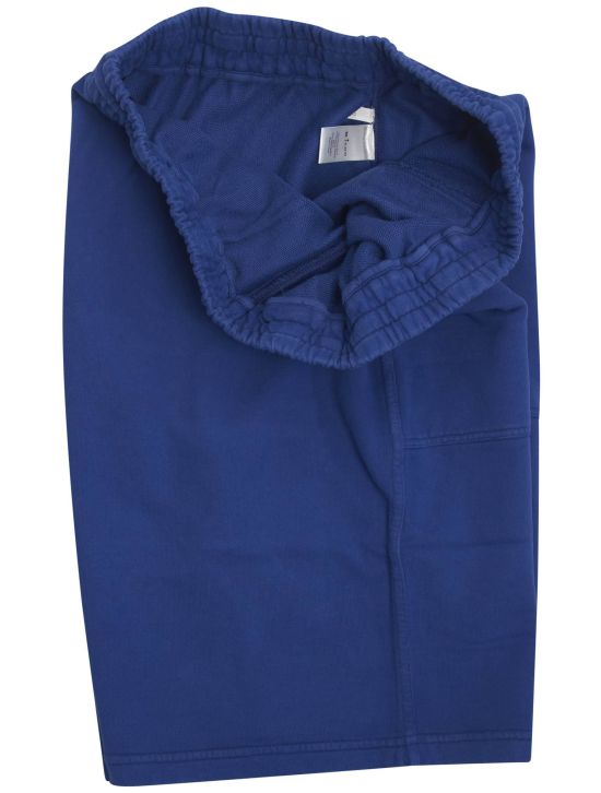 Kiton Blue Cotton Short Pants 2