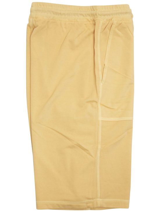 Kiton Yellow Cotton Short Pants 1