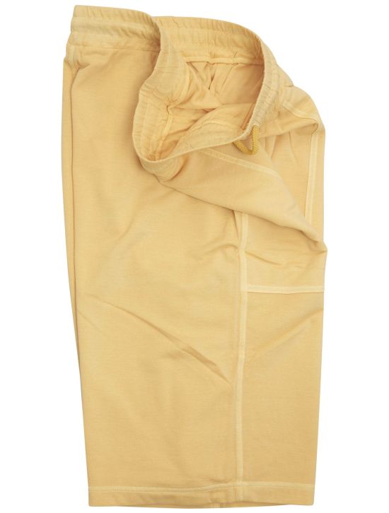 Kiton Yellow Cotton Short Pants 2