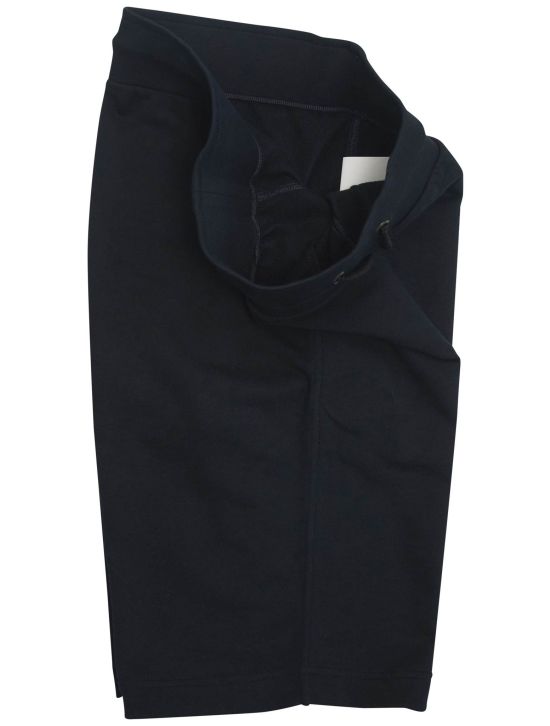 Kiton KNT Black Cotton Short Pants 2