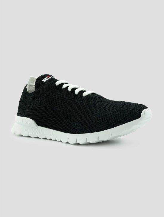 Kiton Black Cotton Ea Sneakers 2