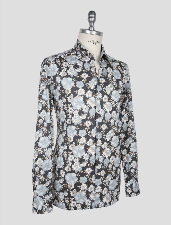 Kiton Multicolor Cotton  Ea Shirt 2