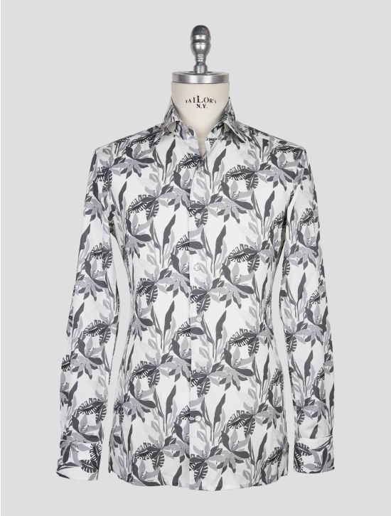 Kiton Multicolor Cotton Shirt 1