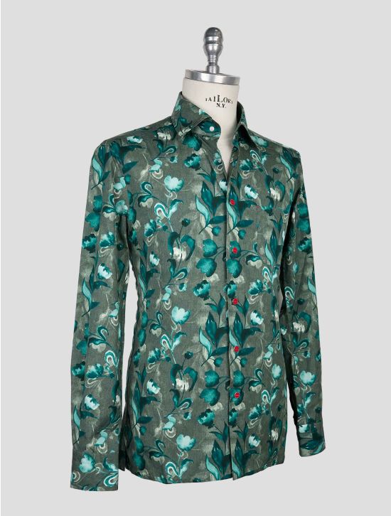 Kiton Multicolor Cotton Shirt 2