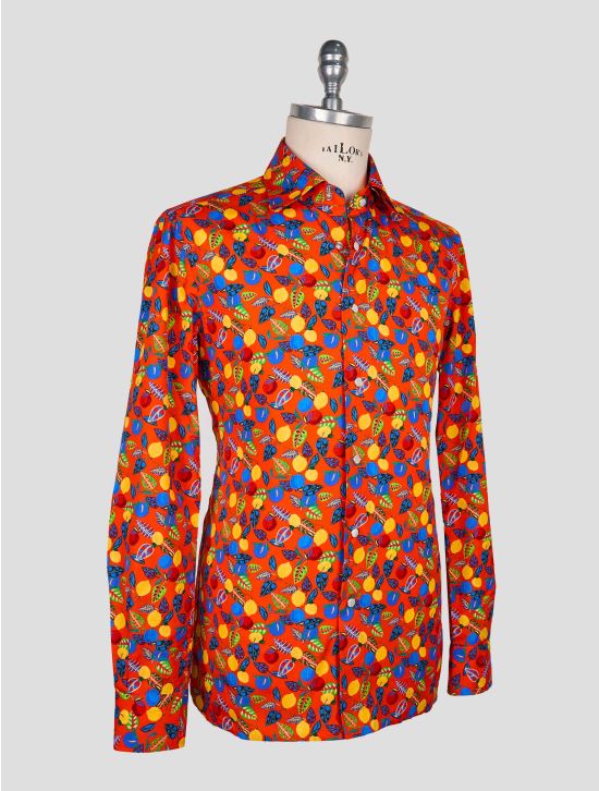 Kiton Multicolor Cotton Shirt 2