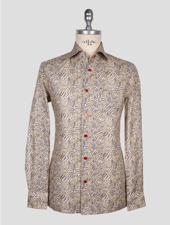 Kiton Multicolor Cotton Shirt 1