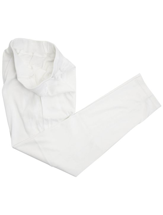 Kiton White Cotton Jogging Pants 2