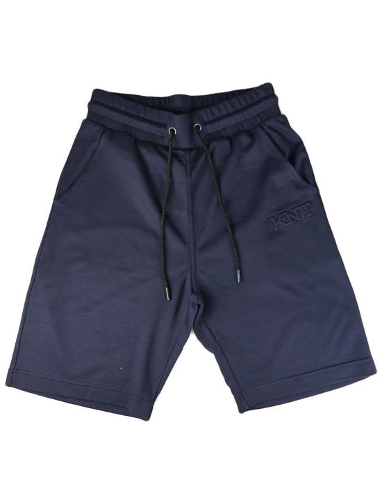Knt Kiton Blue Cotton Short Pant 2