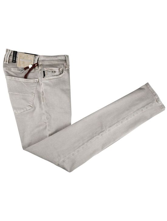 Tramarossa Beige Cotton Pl Ea Jeans 1