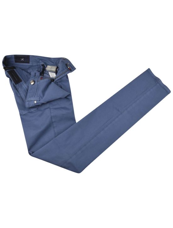 Tramarossa Light Blue Cotton Pl Ea Pants 2