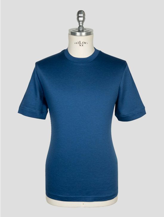 Richard Smith Blue Loro Piana Cotton T-shirt 1