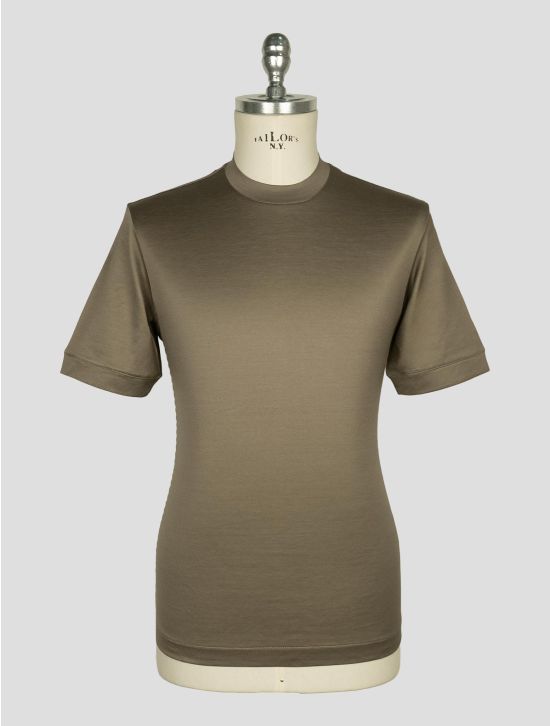 Richard Smith Taupe Loro Piana Cotton T-shirt 1