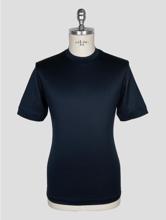 Richard Smith Dark Blue Loro Piana Cotton T-shirt 1