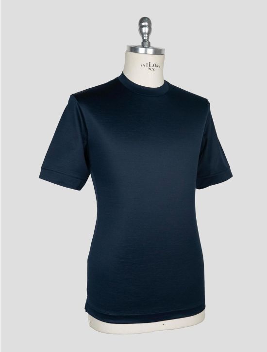Richard Smith Dark Blue Loro Piana Cotton T-shirt 2