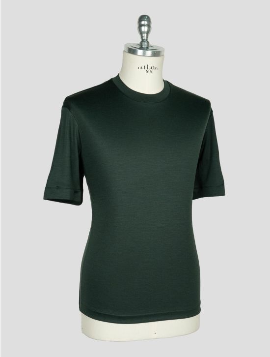 Richard Smith Green Loro Piana Wool Australis Aqua T-shirt 2