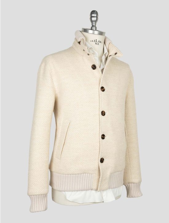 Kired Beige Wool Alpaca Pa Coat 2