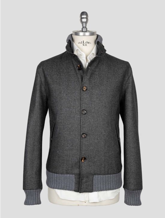 Kired Gray Wool Pl Coat 1