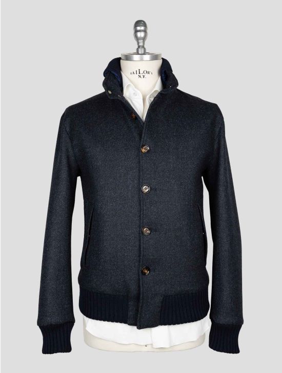 Kired Dark Gray Virgin Wool Coat 1
