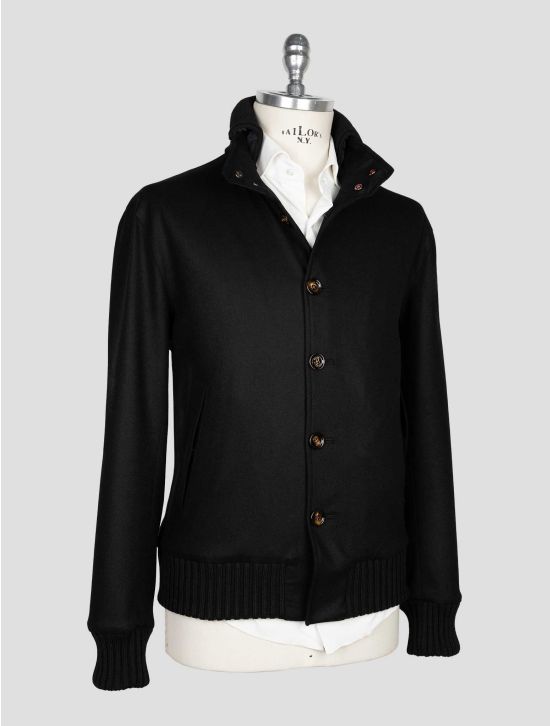 Kired Black  Cashmere Pa Ea Coat 2