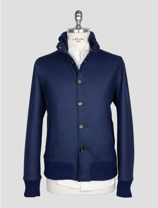 Kired Blue  Cashmere Pa Ea Coat 1