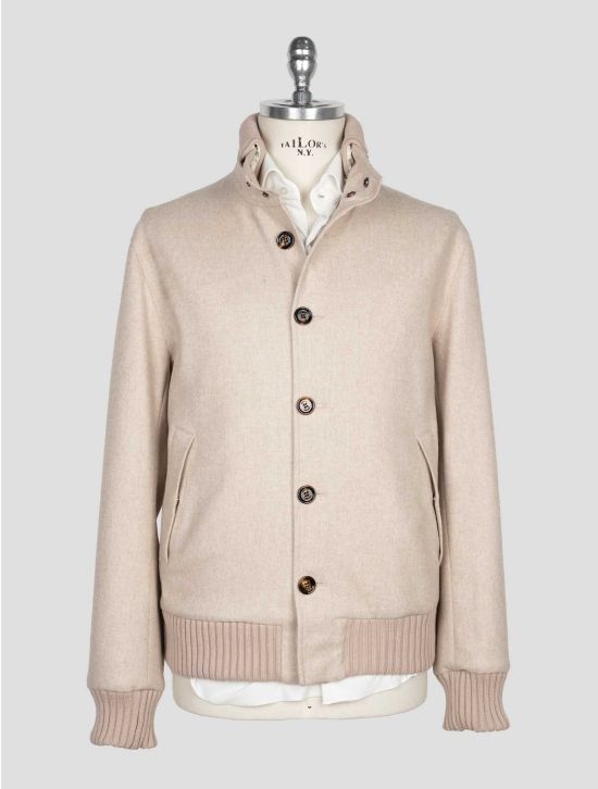 Kired Beige  Wool Pa Pl Coat 1