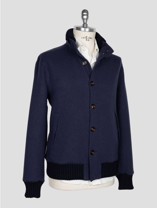 Kired Blue Cashmere Pa Ea Coat 2