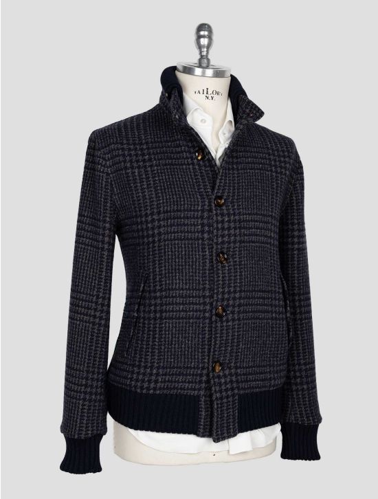 Kired Blue Beige Wool Alpaca Pa Coat 2