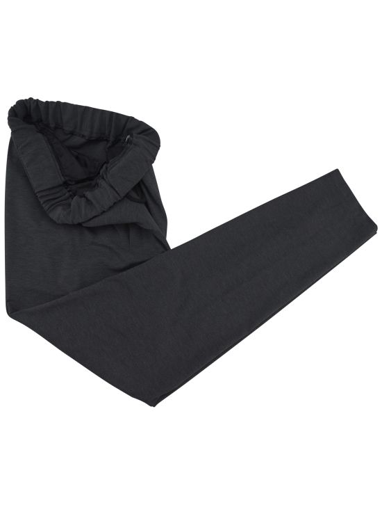 Kiton KNT Gray Cotton Pl Ea Jogging  Pants 2