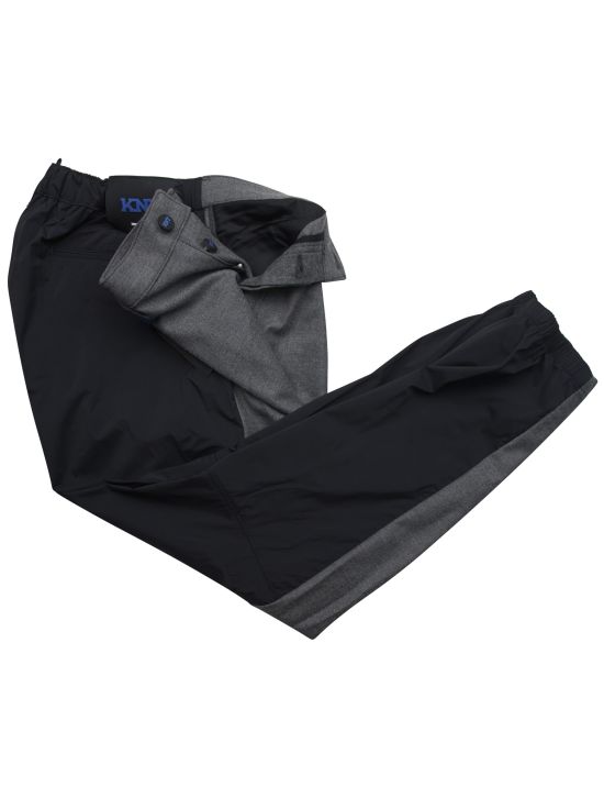 Kiton KNT Gray Black Wool Ea Jeans 2