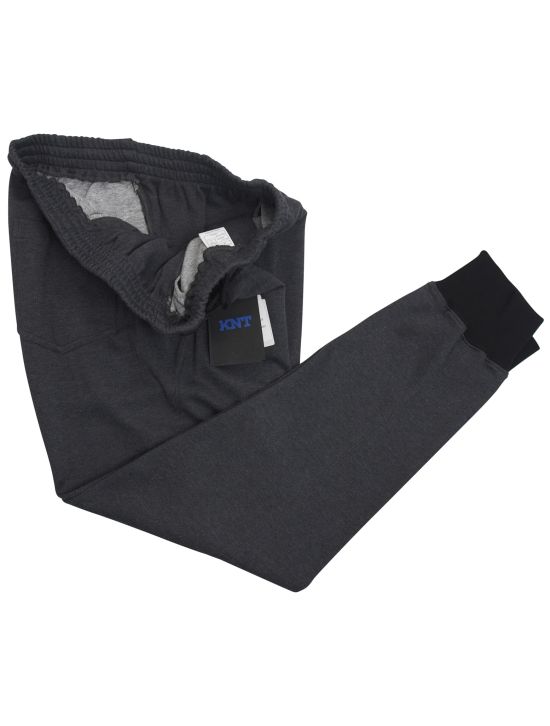 Kiton KNT Gray Cotton  Jogging Pants 2