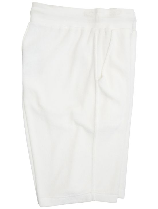 Kiton KNT White Cotton Short  Pants 1